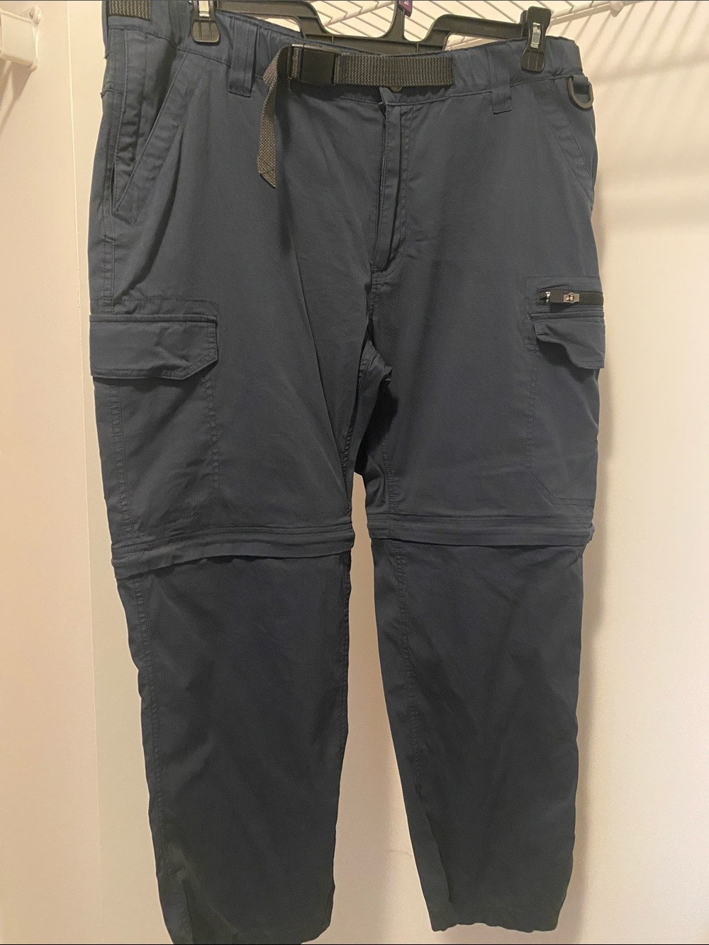 Men's Convertible Cargo Pants - Navy